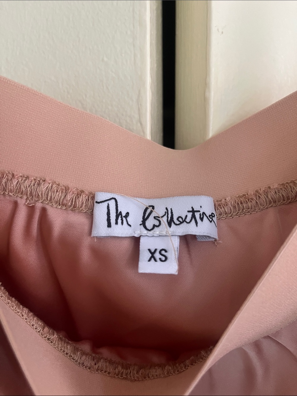 Tea Collection Blush Pink Satin Maxi Skirt - Picture 2 of 3